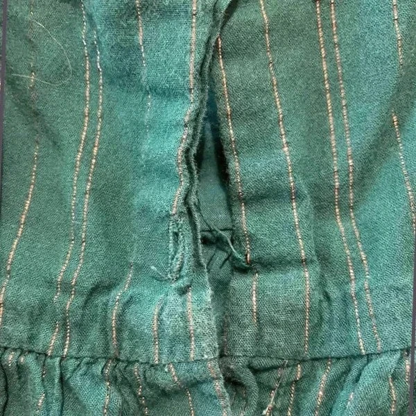 Blouse manches courtes verte fille DPAM 6 ans – Bon état – photo 4